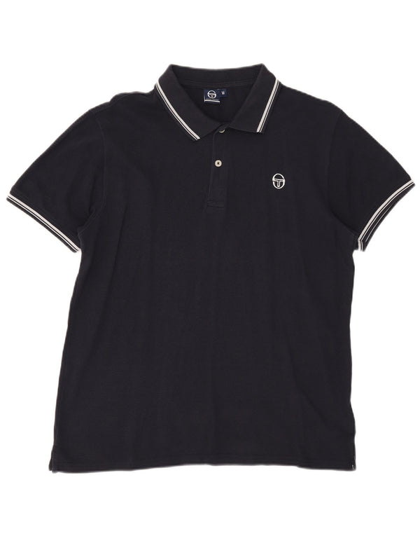 Polo Uomo Sergio Tacchini Media Cotone Blu Navy