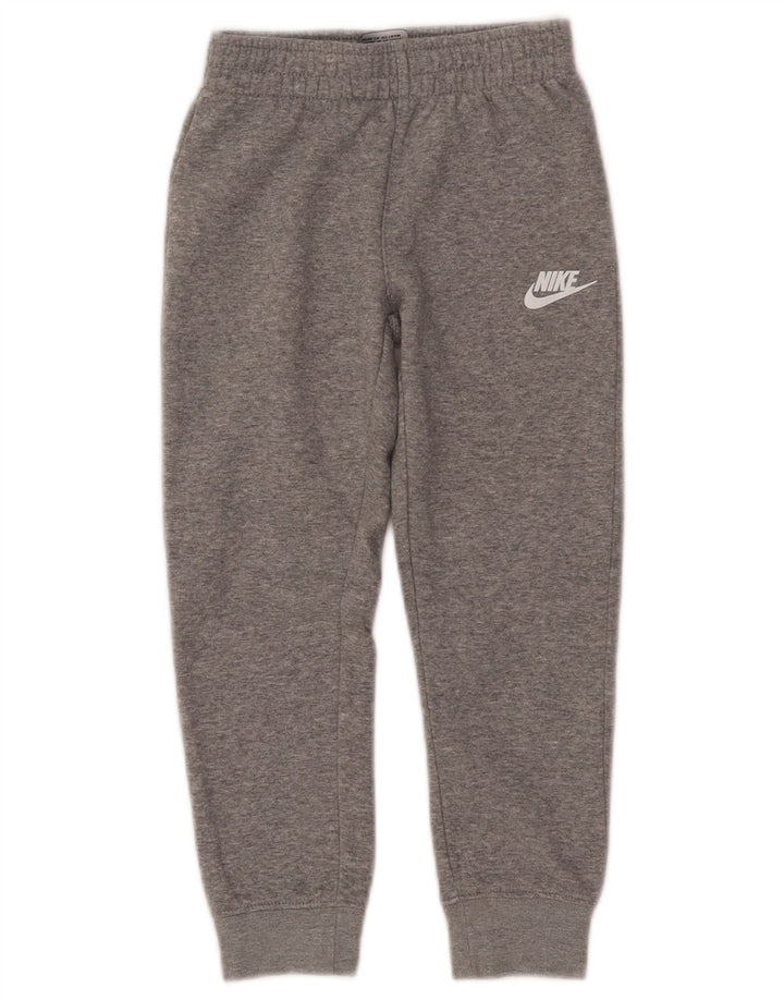 Pantaloni da tuta da ragazzo Nike Joggers 5-6 anni in cotone screziato grigio medio