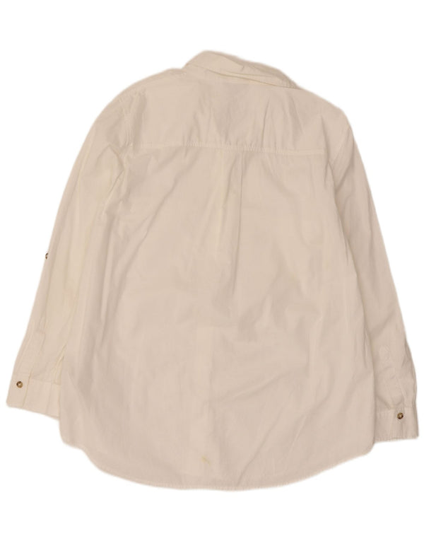 Camicia a maniche lunghe da donna Massimo Dutti EU 44 XL Cotone bianco
