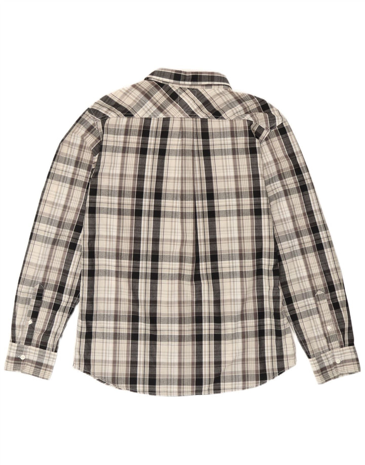 Camicia Levi's da uomo in cotone a quadri grigi grandi
