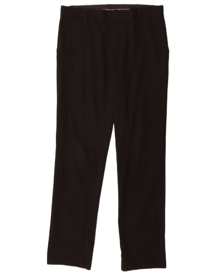 Pantaloni da abito slim Marks & Spencer da ragazzo 14-15 anni W30 L30 poliestere nero