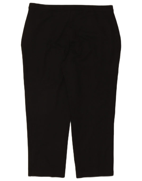 Pantaloni corti dritti da donna Marks & Spencer UK 18 XL W38 L25 Neri