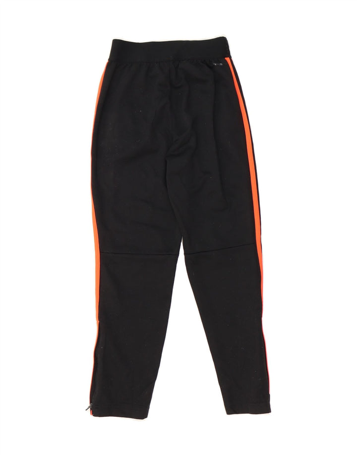 ADIDAS Girls Climalite Tracksuit Trousers 9-10 Years  Black Polyester Vintage Adidas and Second-Hand Adidas from Messina Hembry 