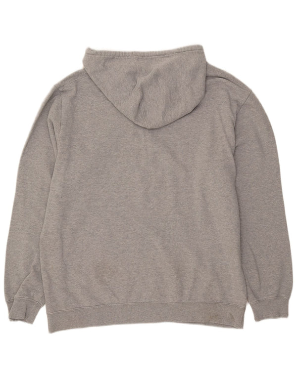 DC Mens Graphic Hoodie Jumper XL Grey Cotton