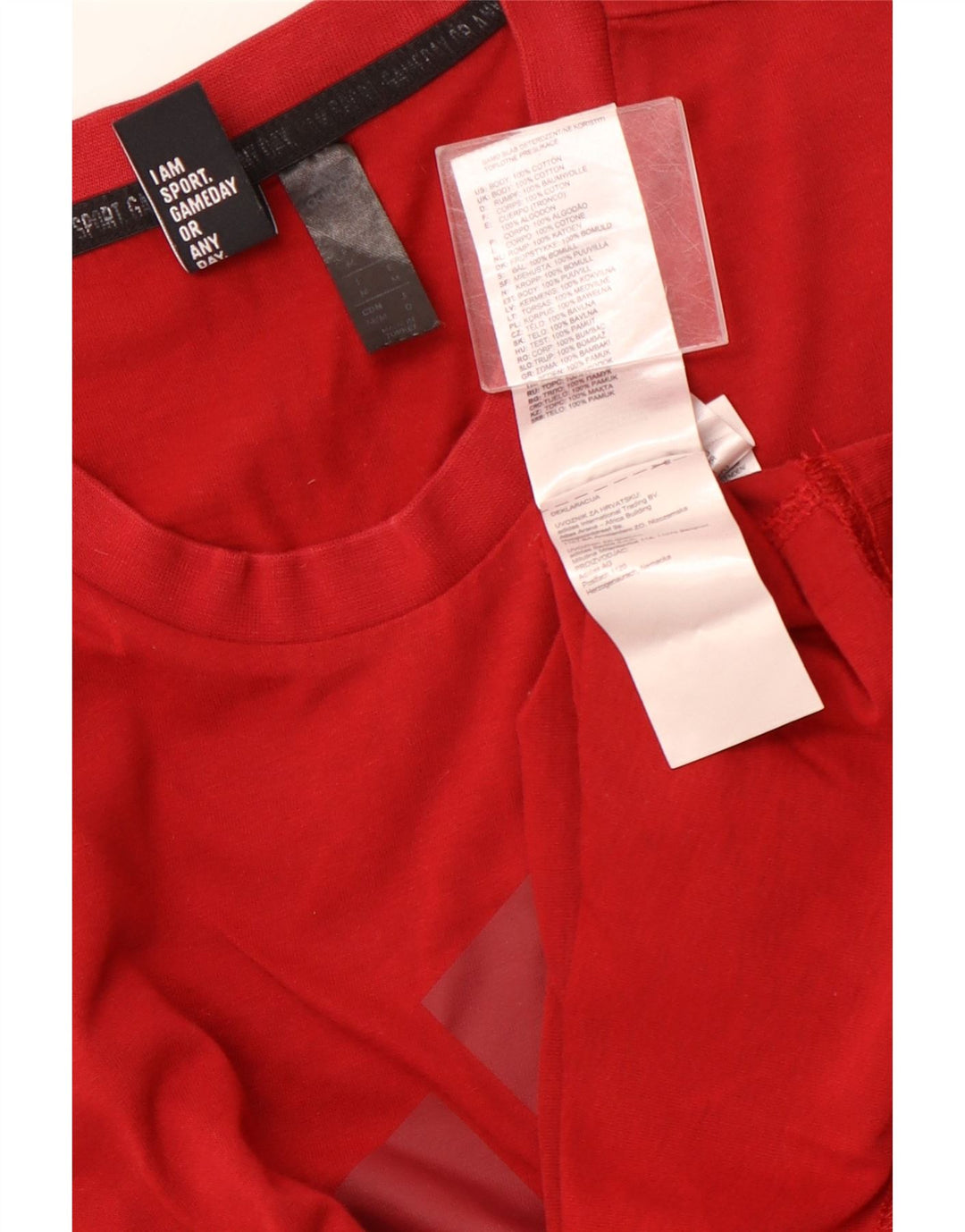 T-shirt grafica da uomo ADIDAS Top rosso medio in cotone