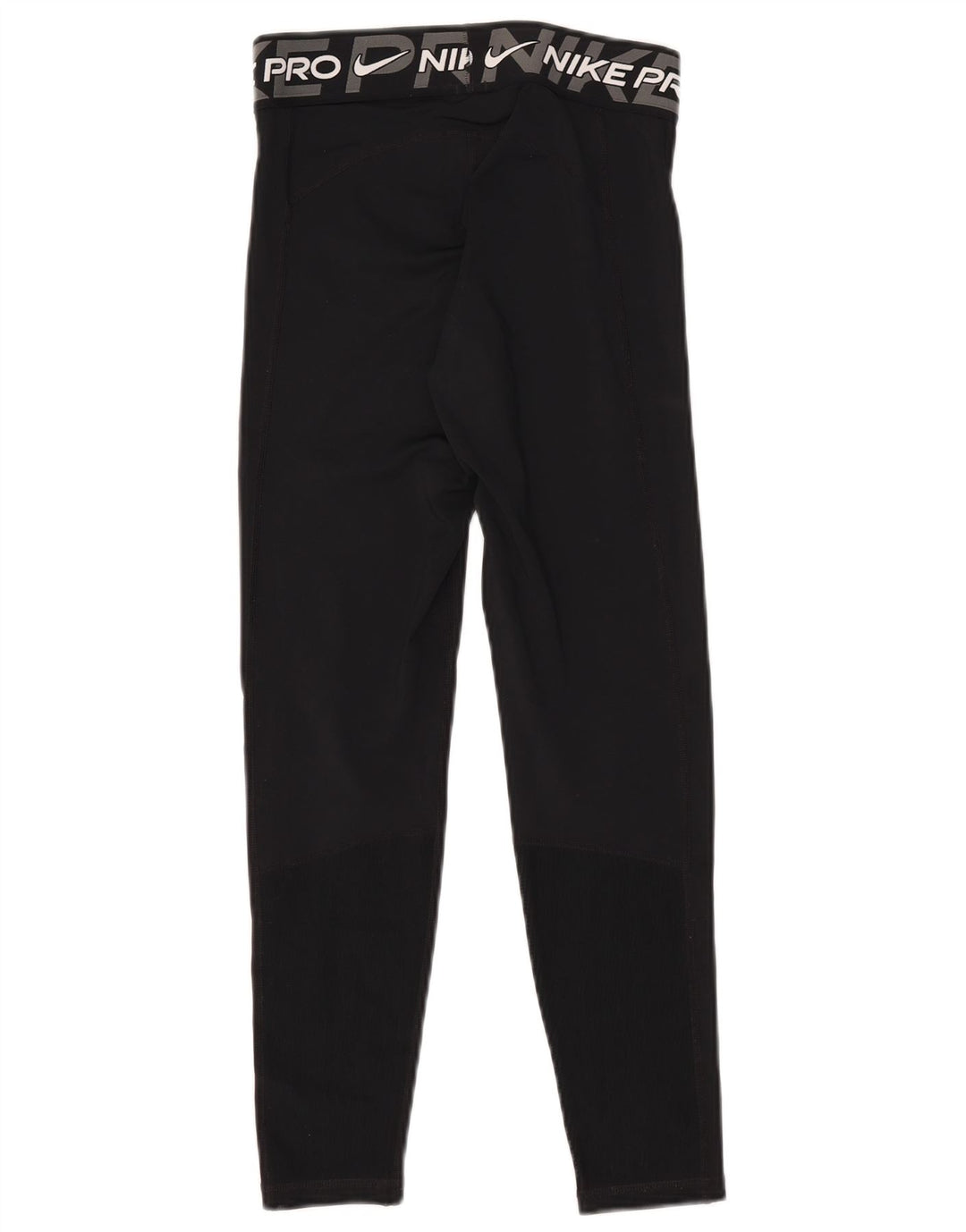 Leggings grafici Nike Dri Fit da donna UK 10 piccoli poliestere nero