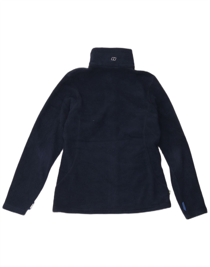 Giacca in pile da donna Berghaus UK 14 grande poliestere blu navy