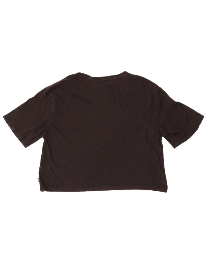 T-shirt grafica corta da donna Puma UK 14 media nera