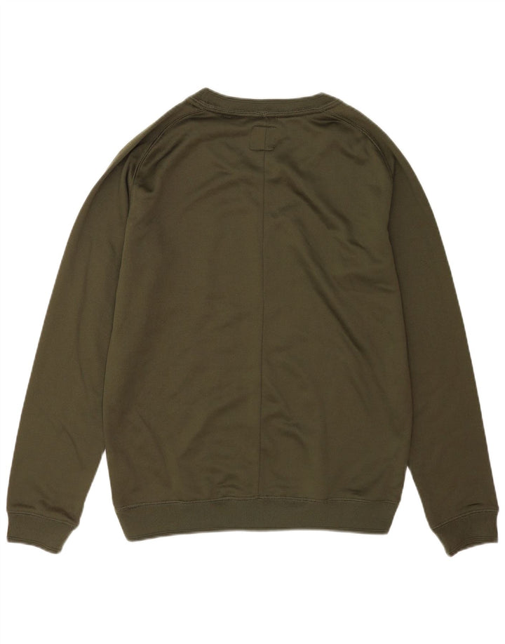 Zara Uomo Felpa Maglione Grande Poliestere Kaki