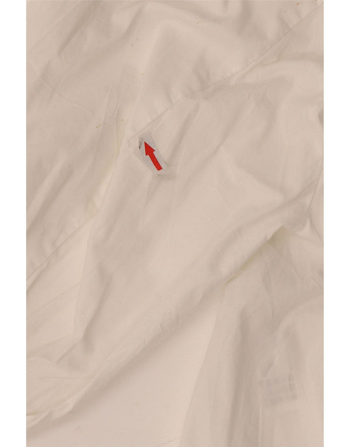 Camicetta corta da donna Zara UK 12 cotone bianco medio