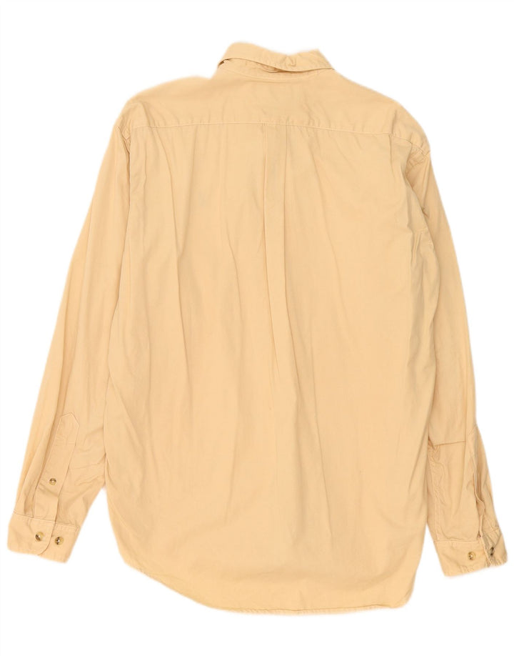 Camicia da uomo Marlboro Classics in cotone beige medio
