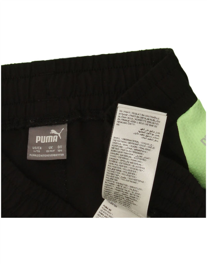 Set da 2 pezzi PUMA per ragazzi 13-14 anni Poliestere color block verde