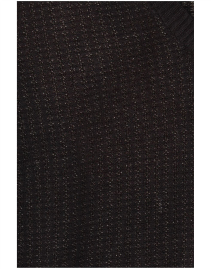 Maglione da uomo con scollo a V Marks & Spencer medio blu navy in acrilico