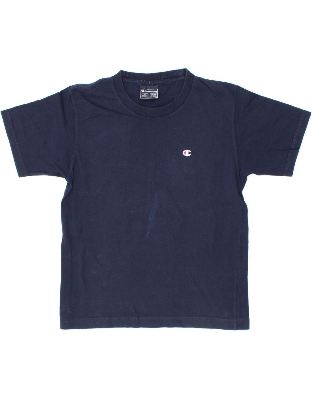 CHAMPION Boys T-Shirt Top 9-10 Years Medium  Navy Blue Cotton Vintage Champion and Second-Hand Champion from Messina Hembry 