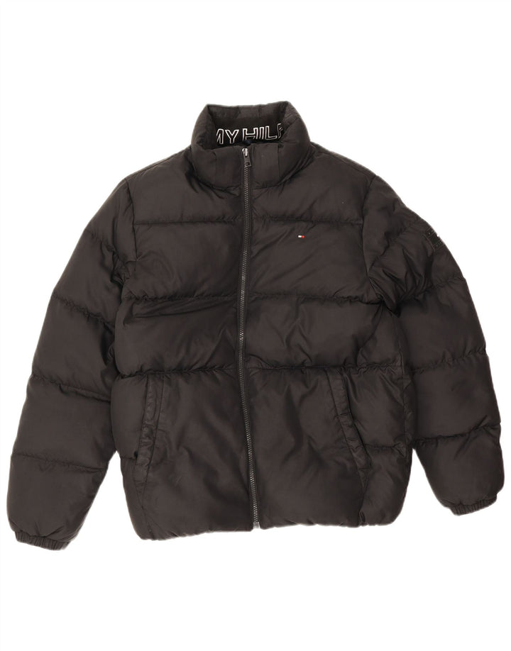 Giacca imbottita da bambino Tommy Hilfiger 13-14 anni in poliestere nero