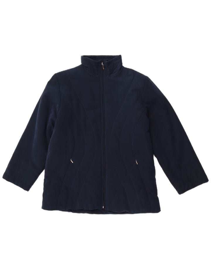 Giacca imbottita da uomo LEE VALLEY UK 40 Large in poliestere blu navy