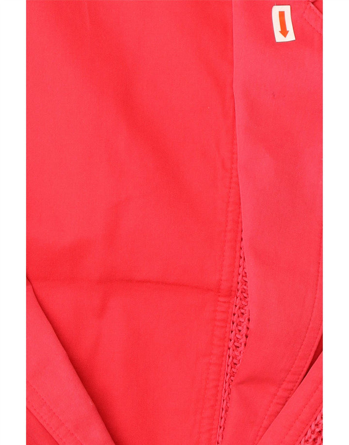 Maglione cardigan doppiopetto vintage da donna IT 42 rosa medio