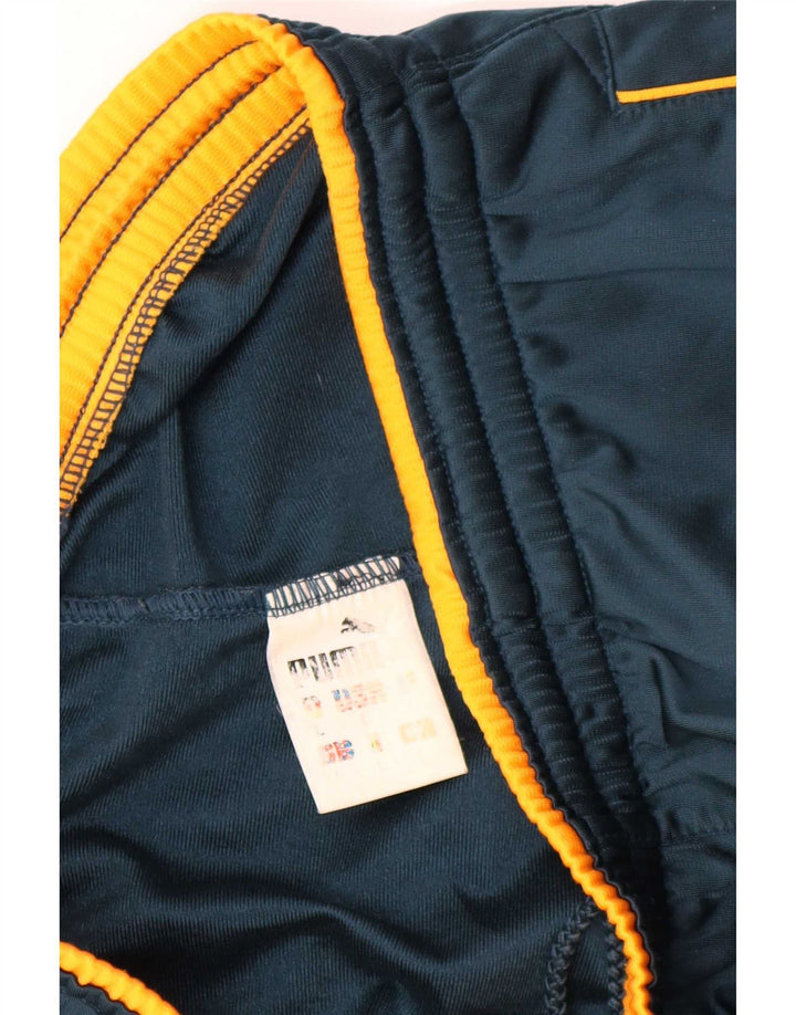 Pantaloni da tuta da uomo Puma Large in poliestere blu navy