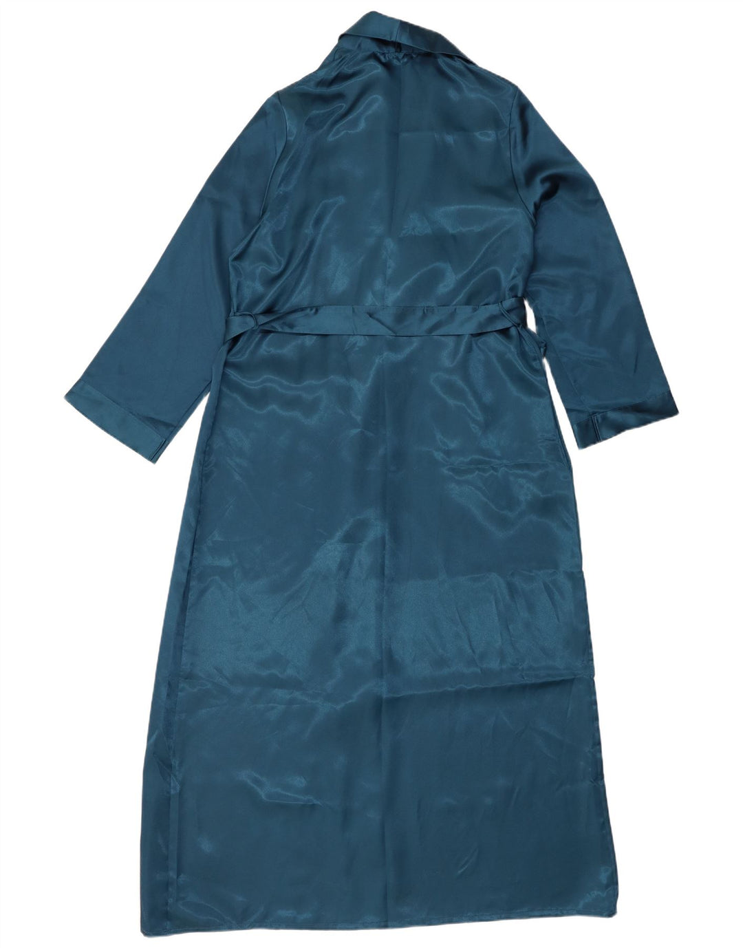 Abito lungo da donna Marks & Spencer UK 8/10 piccolo poliestere blu