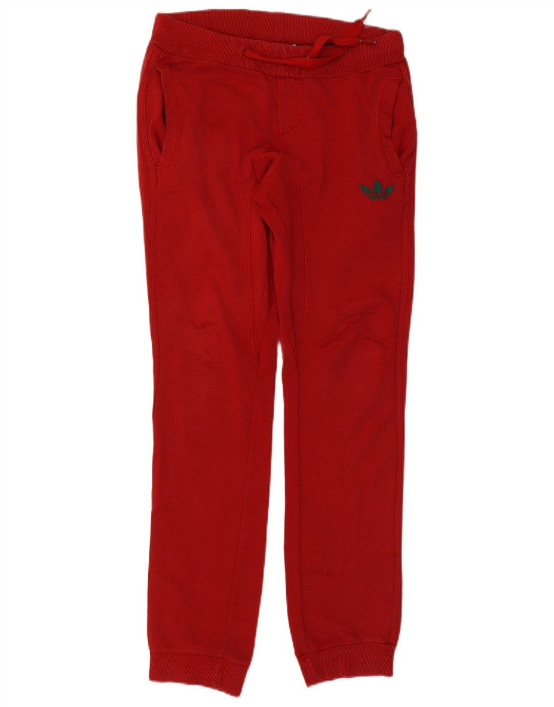 Pantaloni da tuta da uomo ADIDAS Joggers piccoli in cotone rosso
