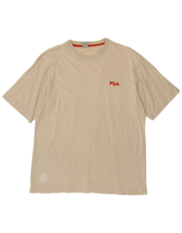 T-shirt da uomo FILA Top Large Beige