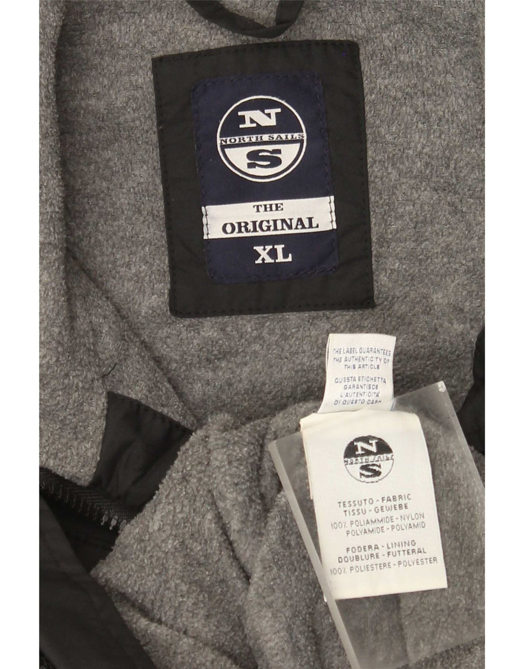 Giubbotto bomber da uomo North Sails UK 42 XL nero poliammide