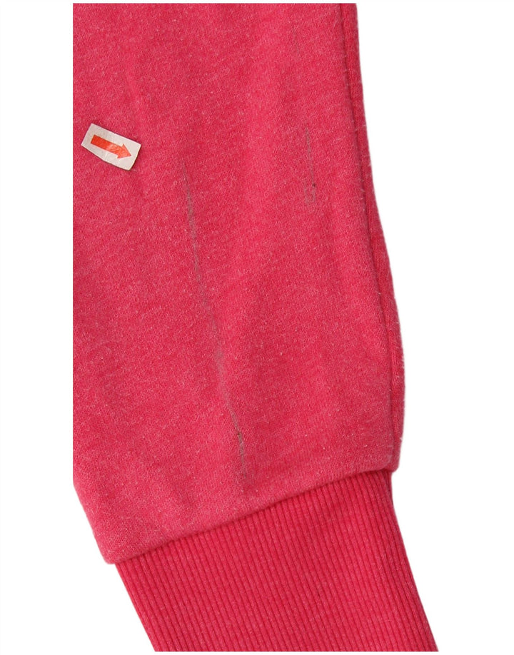 Felpa con cappuccio da donna SUPERDRY UK 16 grande poliestere rosa