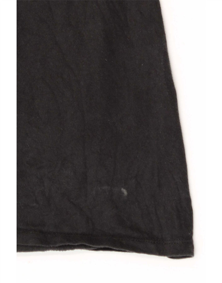 T-shirt grafica Nike da donna con taglio atletico, taglia UK 14, media, nera
