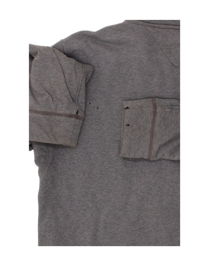 TOMMY HILFIGER Mens Tracksuit Top Jacket XL Grey Polyester Vintage Tommy Hilfiger and Second-Hand Tommy Hilfiger from Messina Hembry 