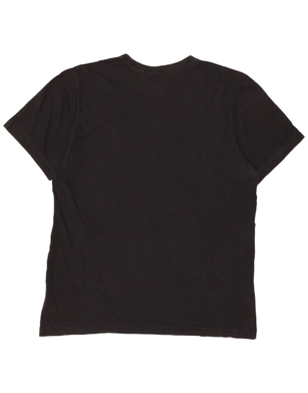 T-shirt grafica Nike Air da uomo, grande, in cotone nero