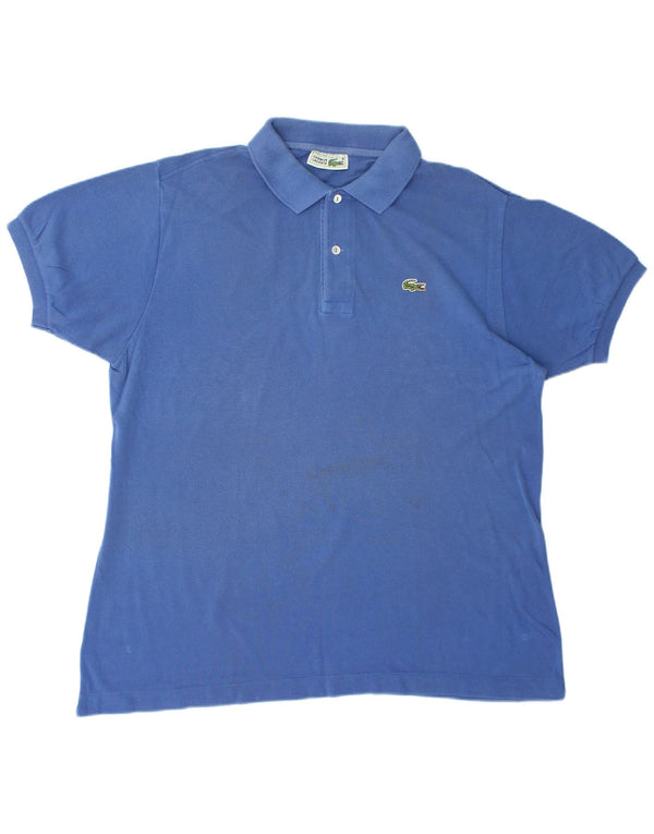 Polo da uomo LACOSTE taglia 7 2XL cotone blu