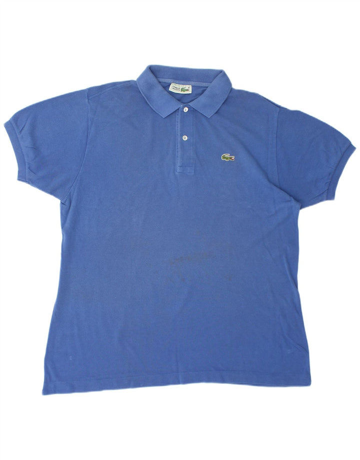 Polo da uomo LACOSTE taglia 7 2XL cotone blu