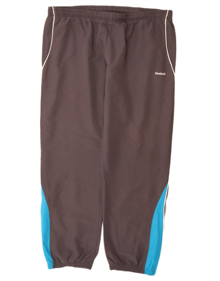 REEBOK Pantaloni da tuta da uomo Joggers XL Poliestere color block grigio