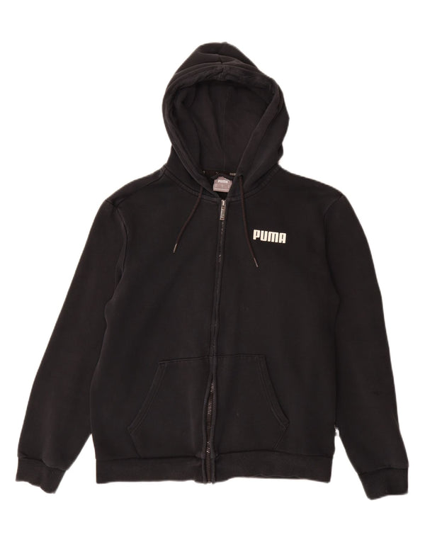 Felpa con cappuccio e zip da donna Puma UK 14 Medium Nera