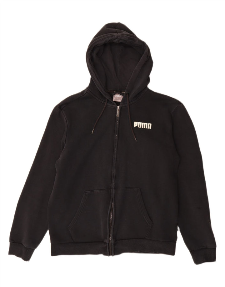 Felpa con cappuccio e zip da donna Puma UK 14 Medium Nera