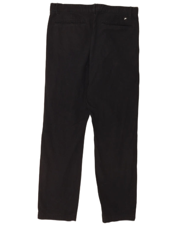 Pantaloni cargo dritti Nike da uomo W34 L30 cotone nero