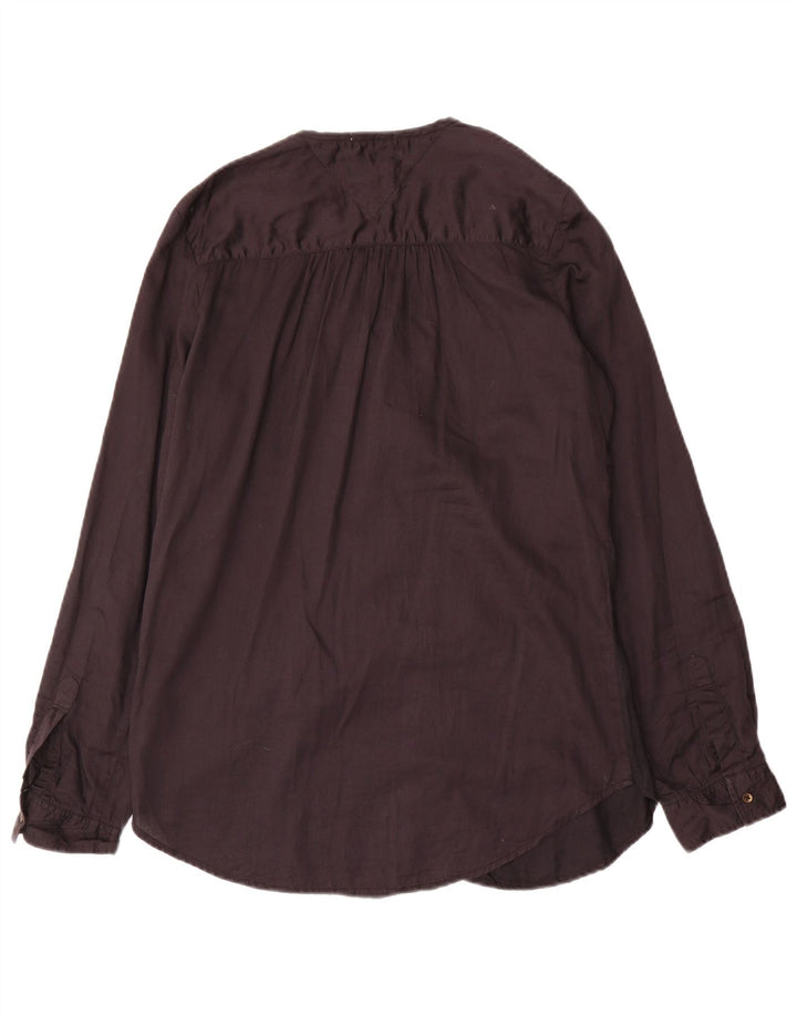 Camicia oversize da donna Tommy Hilfiger UK 10 piccola in cotone nero