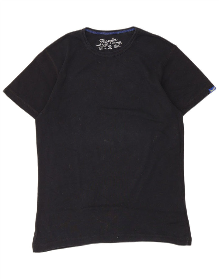 T-shirt da uomo Wrangler Top XL in cotone blu navy