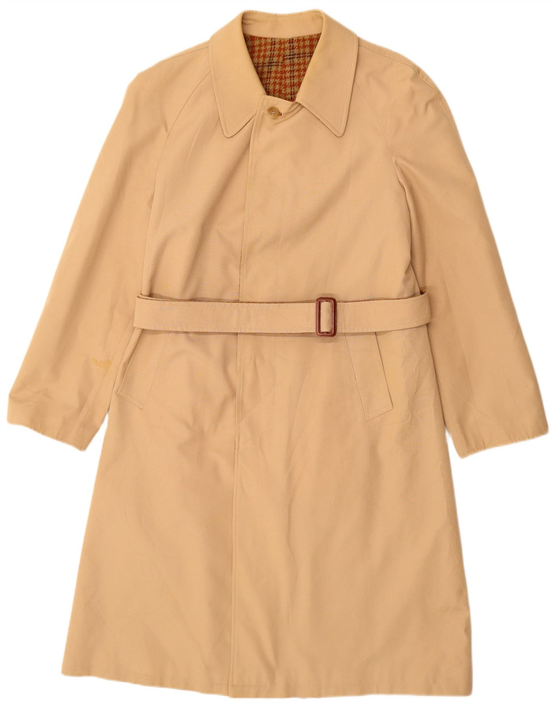 Cappotto vintage da donna UK 12 beige medio