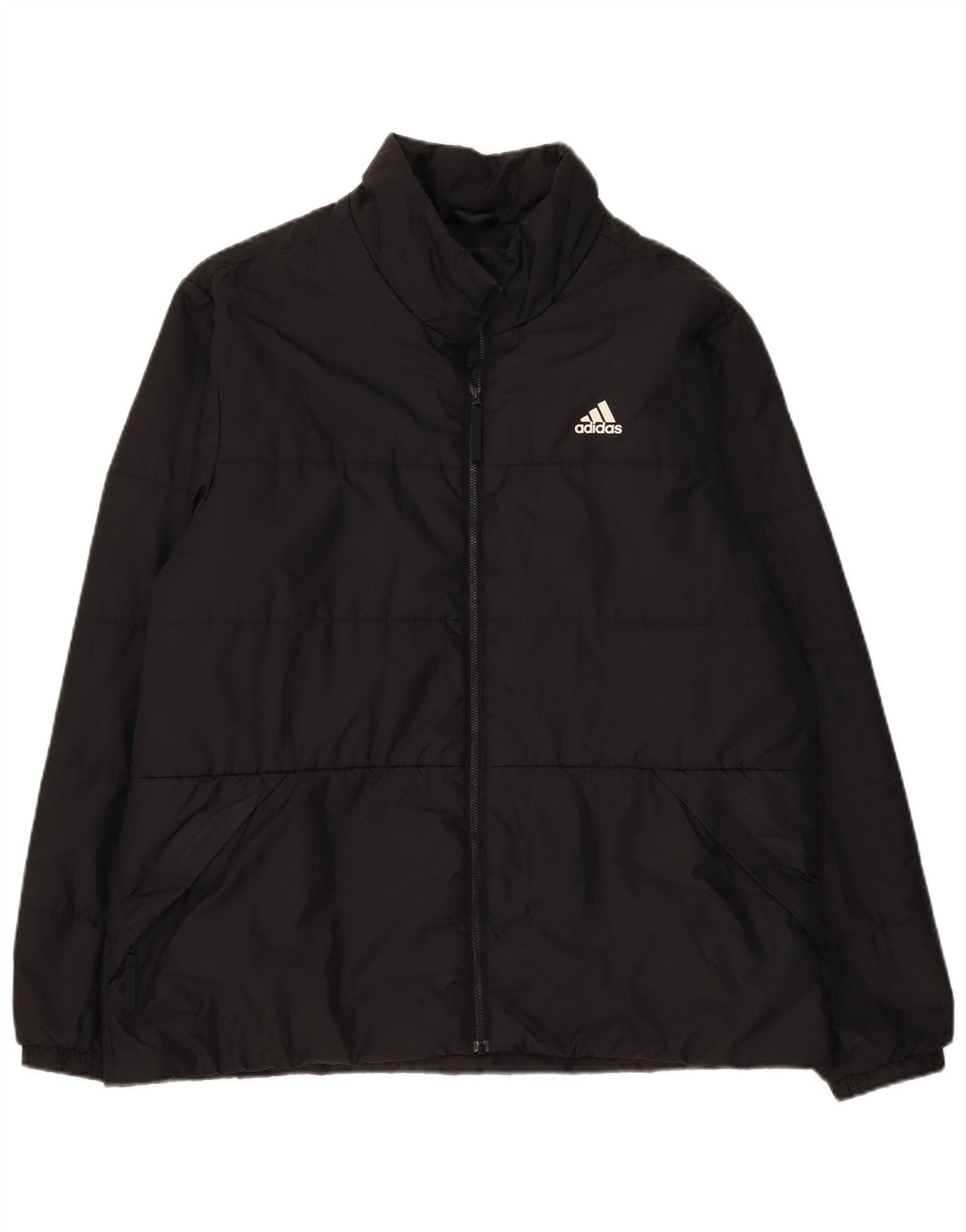 Giacca imbottita da uomo Adidas UK 42 XL poliestere nero