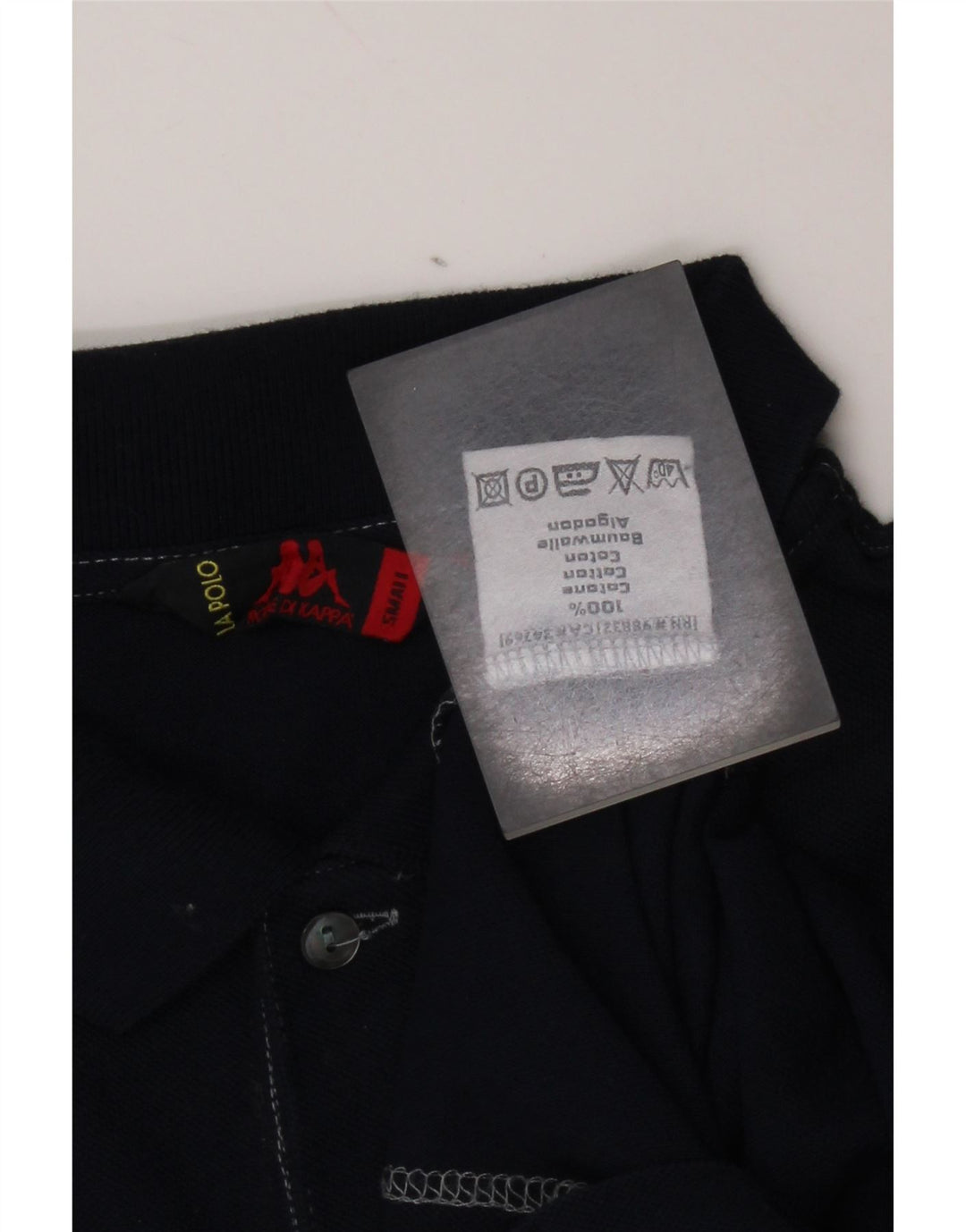Polo Kappa Uomo Small Blu Navy in cotone