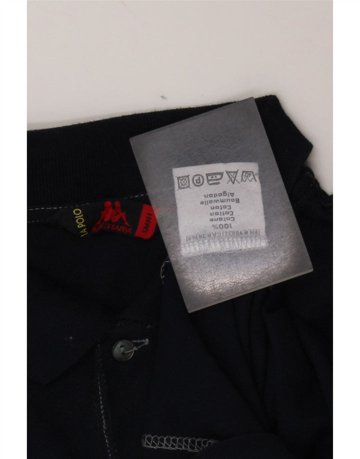 Polo Kappa Uomo Small Blu Navy in cotone