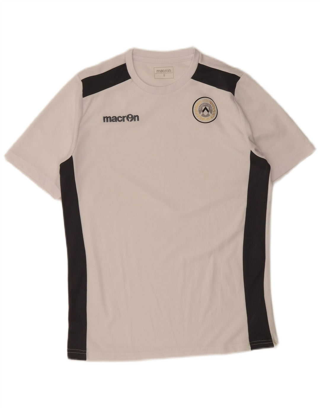 Macron T-shirt grafica da uomo dell'Udinese Calcio Small White Colourblock