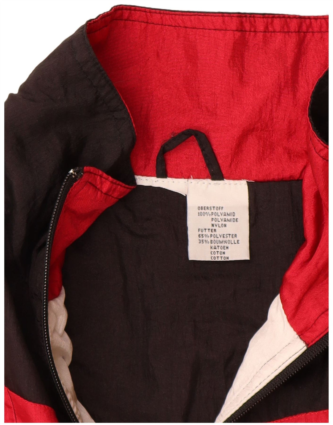 Giacca da tuta da uomo VINTAGE XL multicolore in poliammide color block