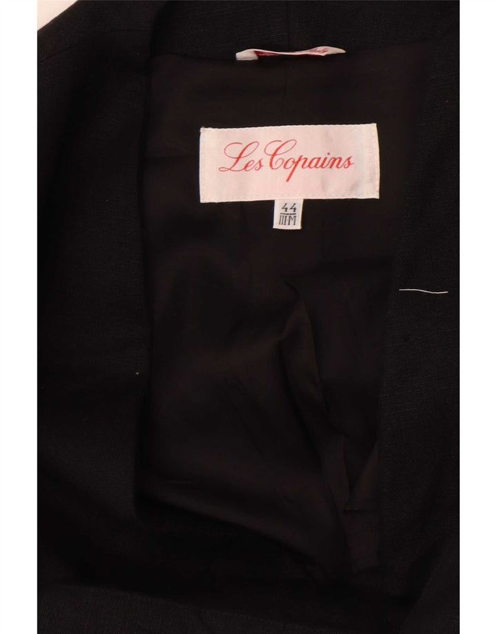 Giacca blazer da donna a maniche corte a 1 bottone Les Copains IT 44 media nera