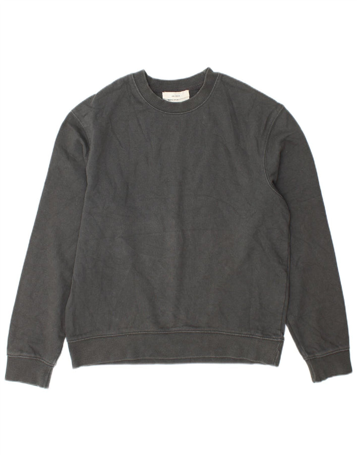 Felpa Zara Uomo Maglione XS Cotone Grigio