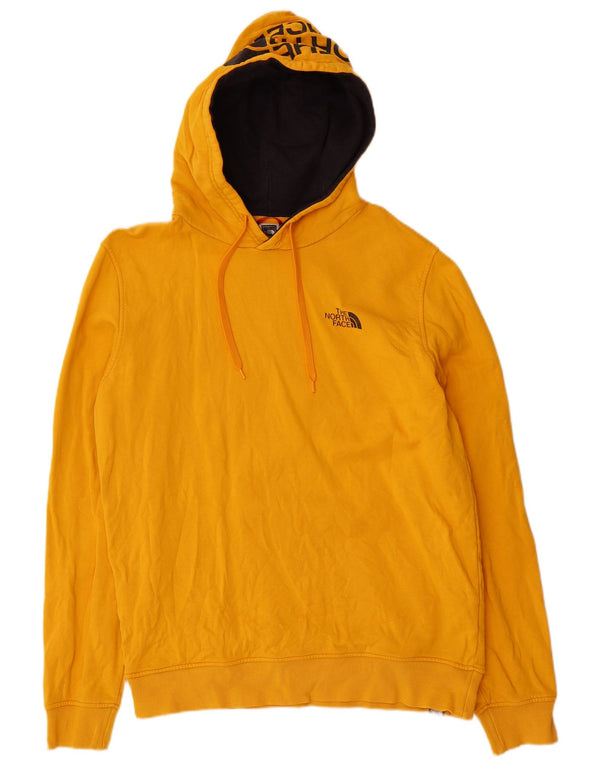 Felpa con cappuccio grafica da uomo The North Face grande in cotone giallo
