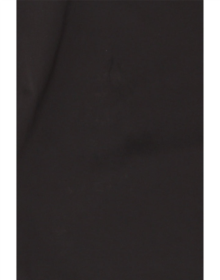 MOUNTAIN WAREHOUSE T-shirt da uomo Top media nera in poliammide