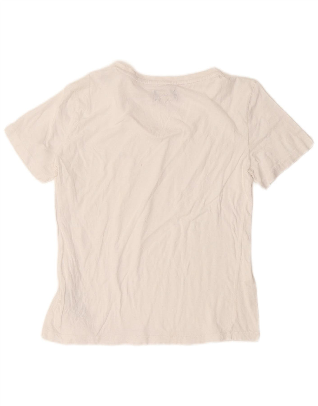 T-shirt da donna GAS Top UK 12 cotone bianco medio