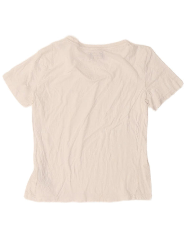 T-shirt da donna GAS Top UK 12 cotone bianco medio